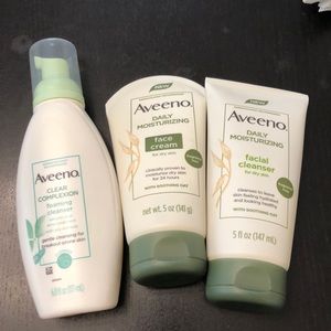 Aveeno facial set total 3 pieces